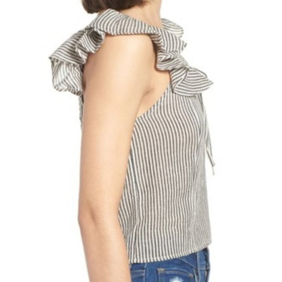 BP. Ruffle Neck Top P1 - Picture 3 of 7